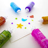 Glitter Glue Star &amp; Moon Sequins, Washable Sparkling Slime Colors | 4 FL OZ (120ml)
