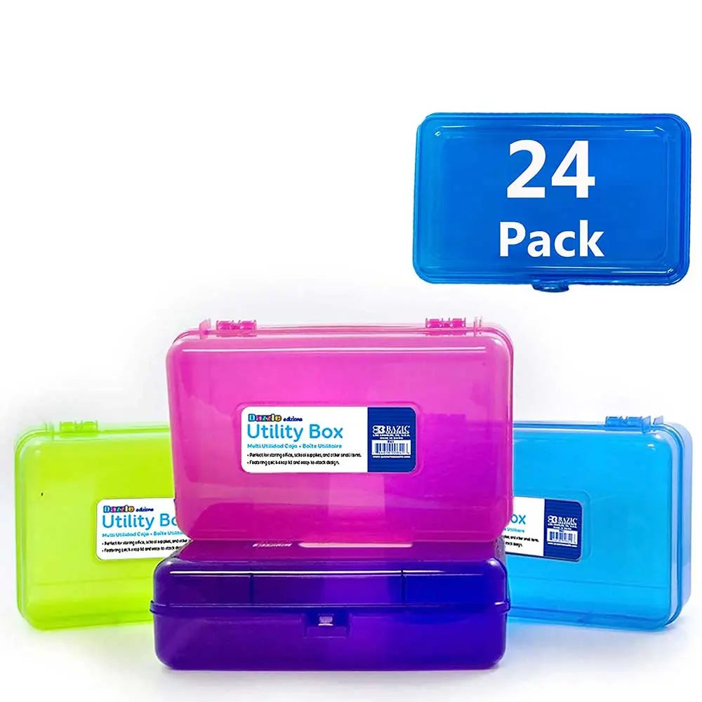 Multipurpose SIMPLE STORAGE Utility Box | 4 Bright Colors - g8central.com
