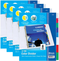 4-Pack / Color Dividers (8-tabs)