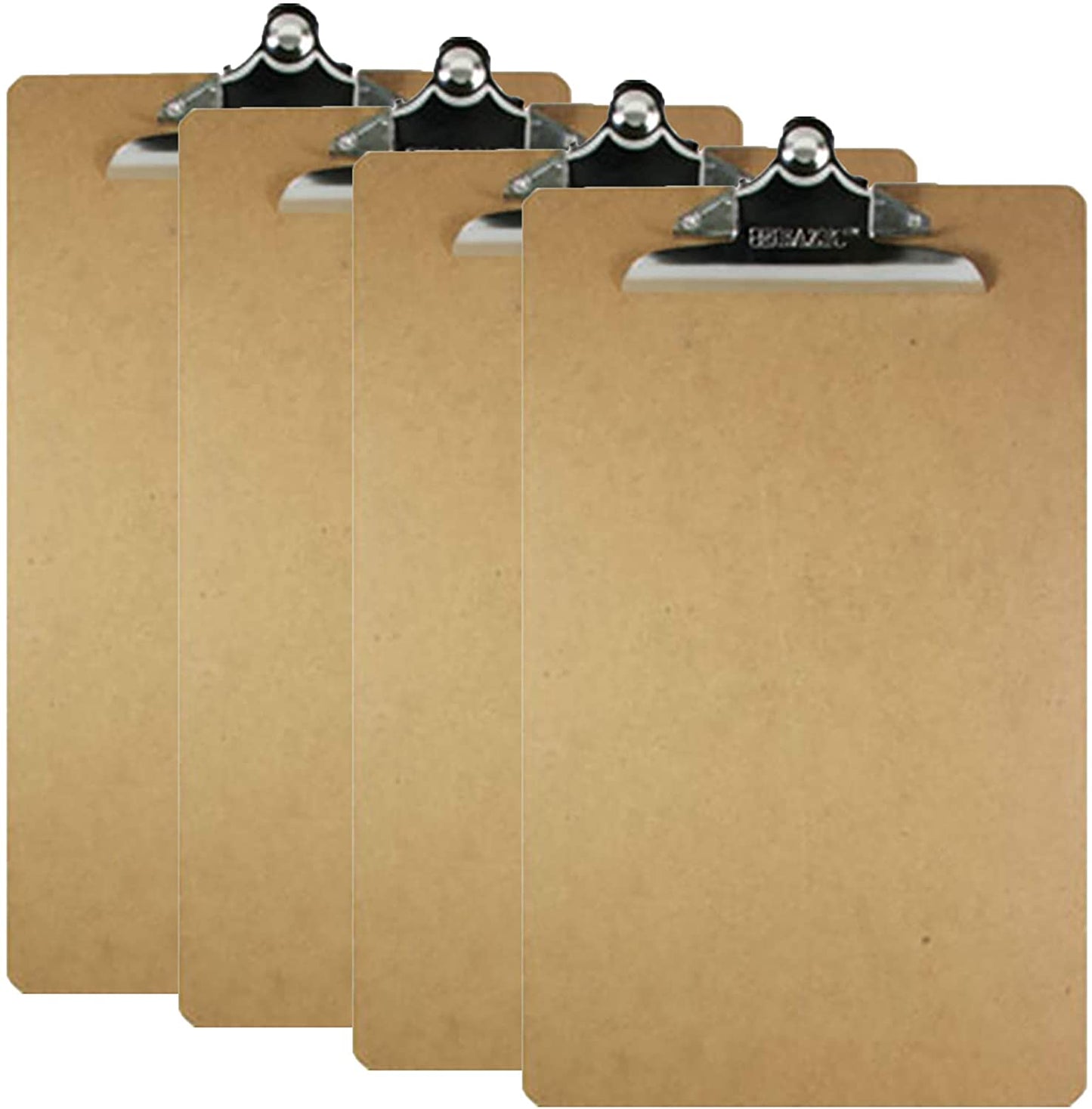 BAZIC Legal Size Wood Hardboard Clipboard w/Sturdy Spring Clip, 16.5" x 8.5" Paperboard Strong & Large Capacity, Business Office School Teacher Student College, 1-Pack.