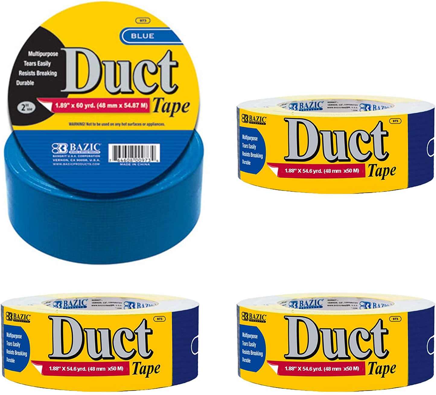 Blue Colored Duct Tape DURABLE 1.88