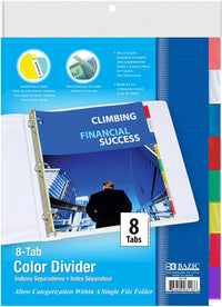 1-Pack / Color Dividers (8-tabs)