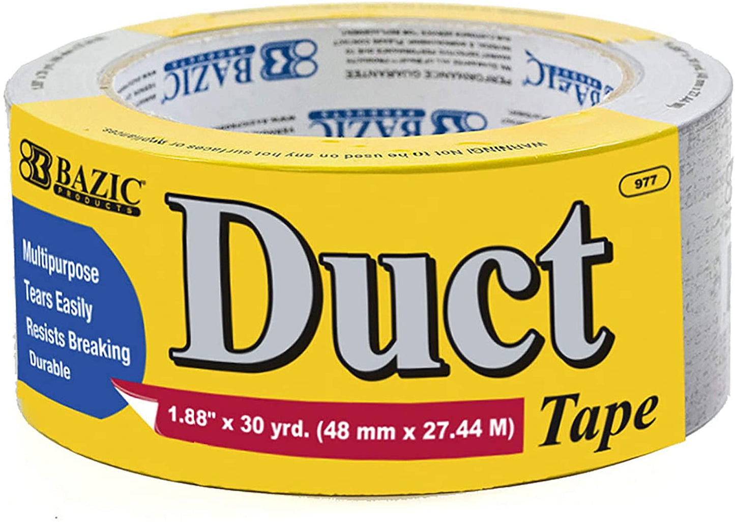 Silver Colored Duct Tape 1.88 Inch X 30 Yards