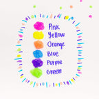Neon Color Glitter Glue, Washable Sparkle Glowing Non-toxic | 0.67 FL OZ (20ml)