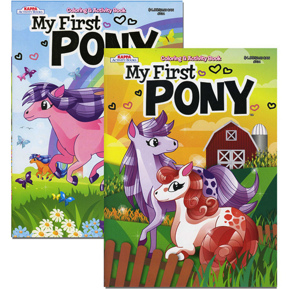 MY FIRST PONY FOIL & EMBOSSED Coloring & Activity Book | 2-Title.