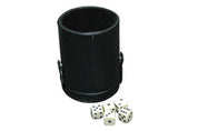 Deluxe Dice Cup With Storage &amp; 5 Poker Dice G8Central