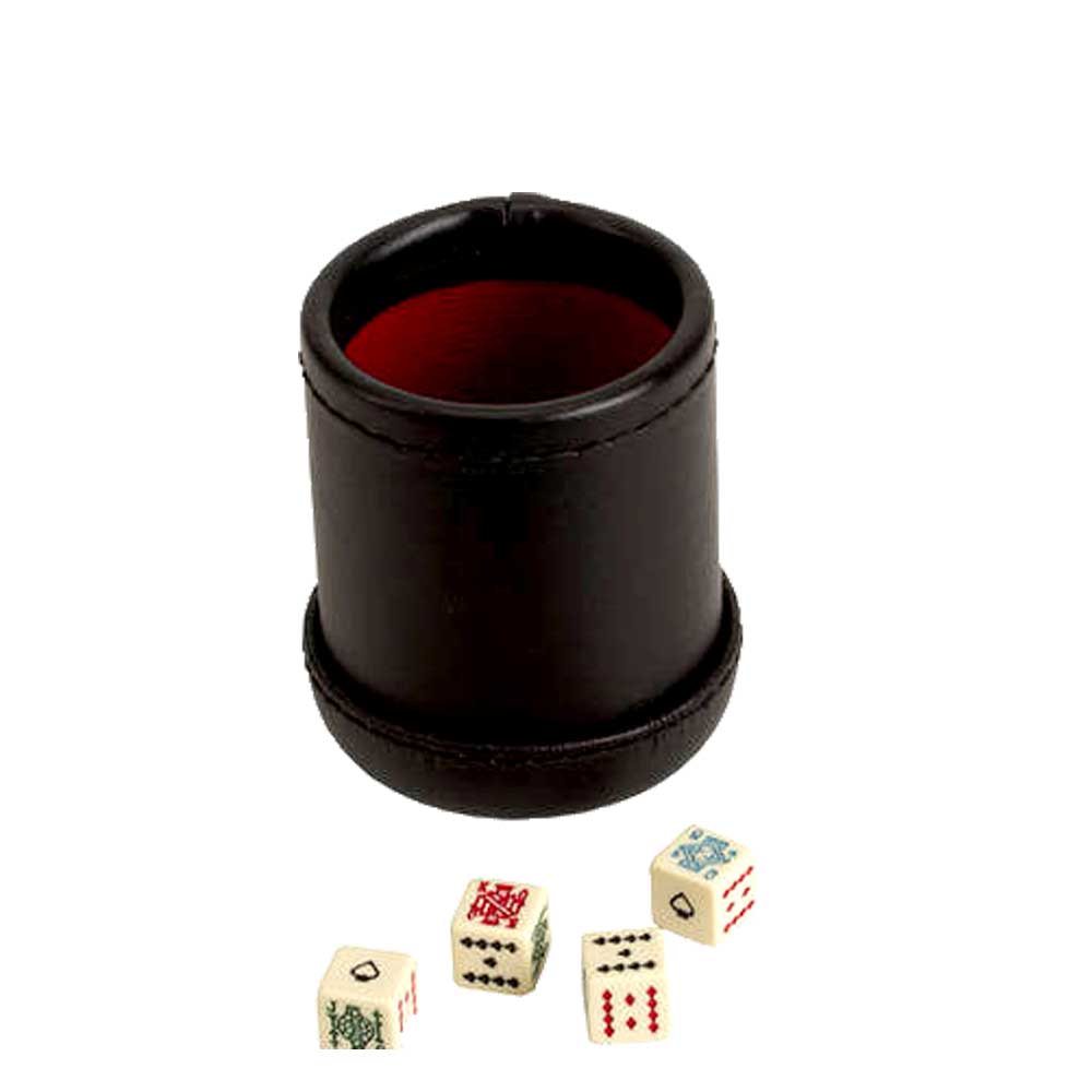 DICE CUP Deluxe With Poker Dice