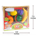 Kitchen Cutting Fruits Crate Pretend Food Play Set G8Central
