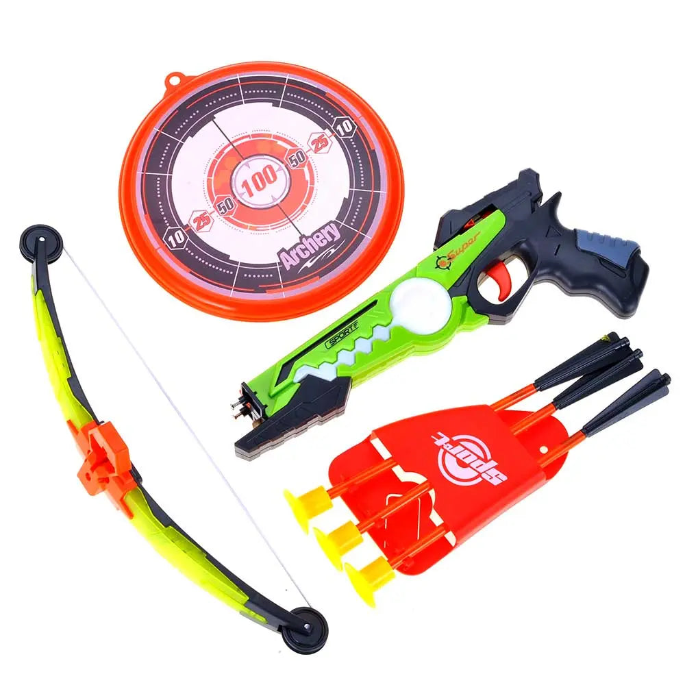 Toy Crossbow Archery Set With Suction Cup Arrows And Target With RGB Lights G8Central