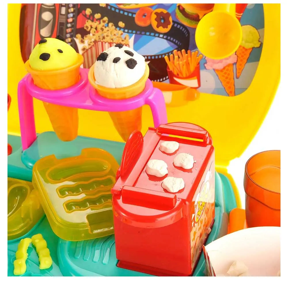 Portable Snack Bar Case Play Set 35pcs G8Central