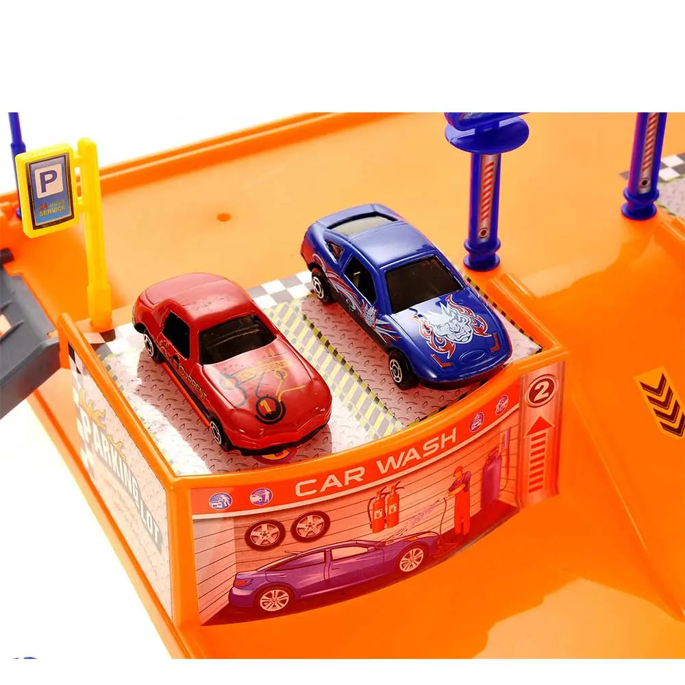 Toy Race Car & Track Sets Parking Garage Diecast Racing Playset G8Central