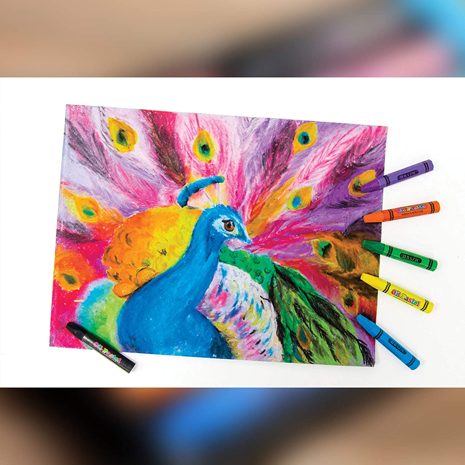 12 Color Jumbo Oil Pastels