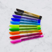 GX-9 Triangle Assorted Oil Gel Ink Pen (10/Pack)