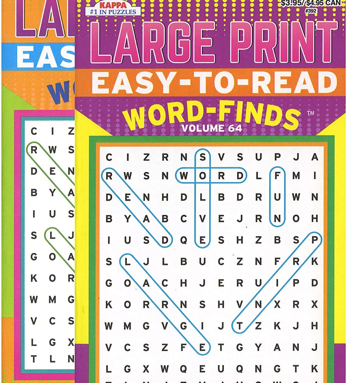 KAPPA Easy To Read Word Finds - Digest Size.