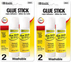 BAZIC 8g/0.28 Oz. Small Glue Stick, White Multi-Purpose Acid Free, Ideal for Photos Paper Kids Art Craft at School Home Office (6/Pack), 1-Pack.
