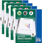 Sheet Protectors | Top Loading | Heavy Weight (10/Pack).