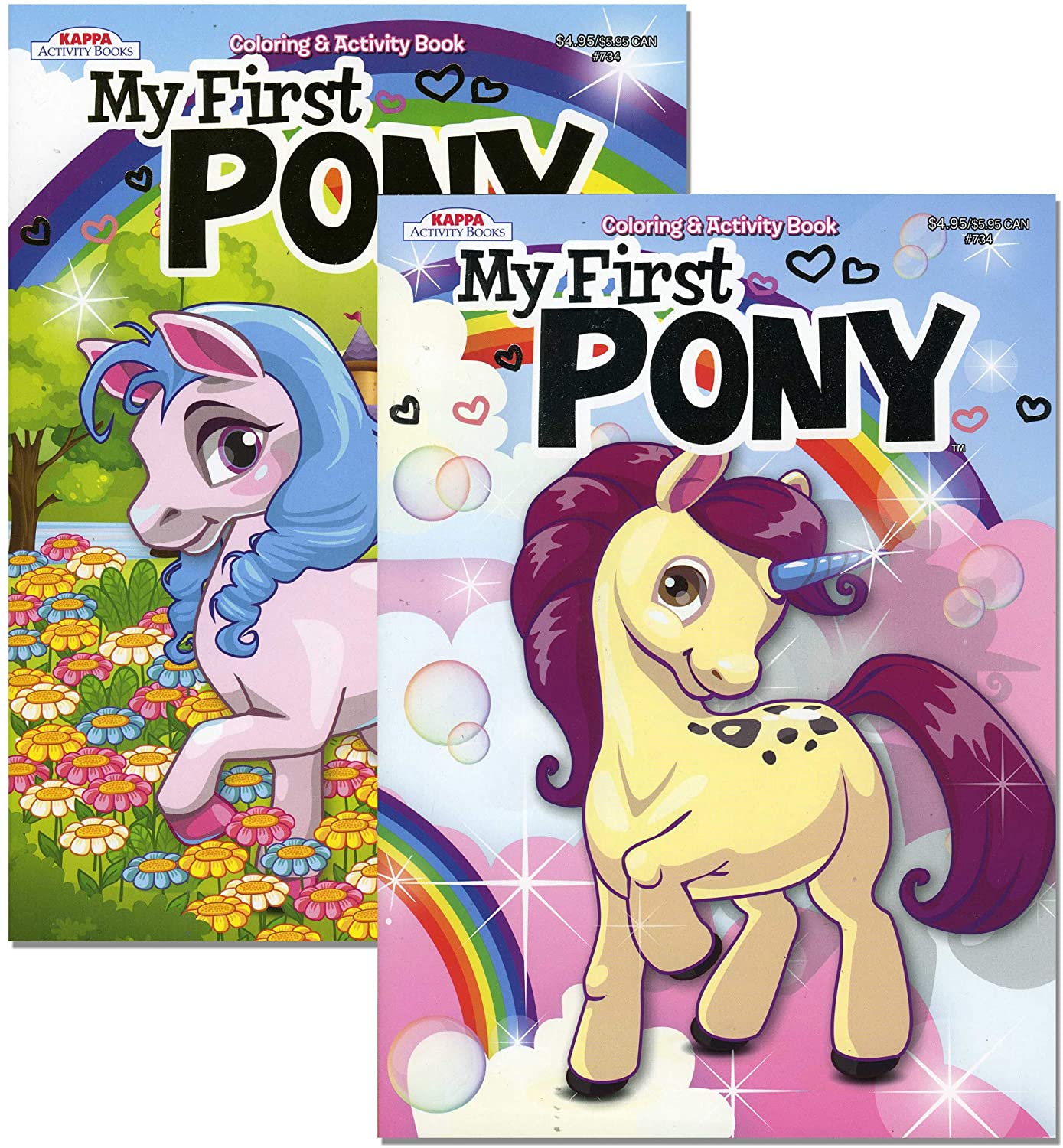 MY FIRST PONY FOIL & EMBOSSED Coloring & Activity Book | 2-Title.