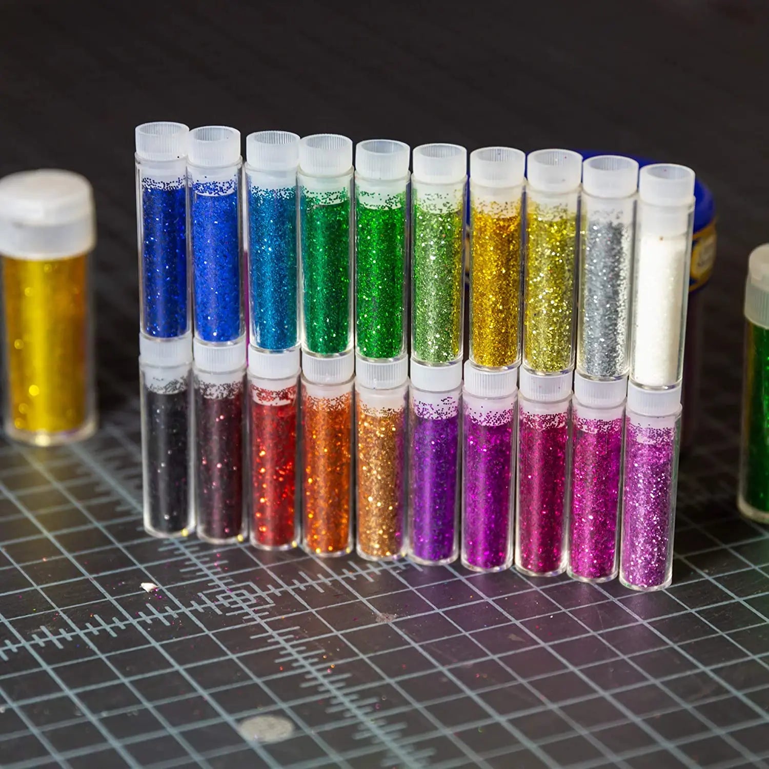Glitter Tubes Shaker Assorted Color | 0.07 oz (2gr) G8Central