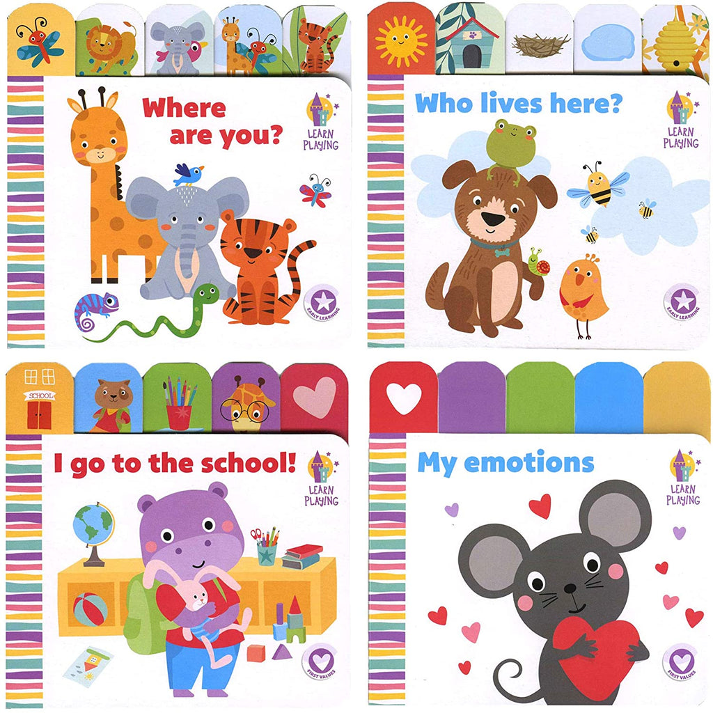 Learn & Play Board Book I | 6"x 6" | 4-Title.