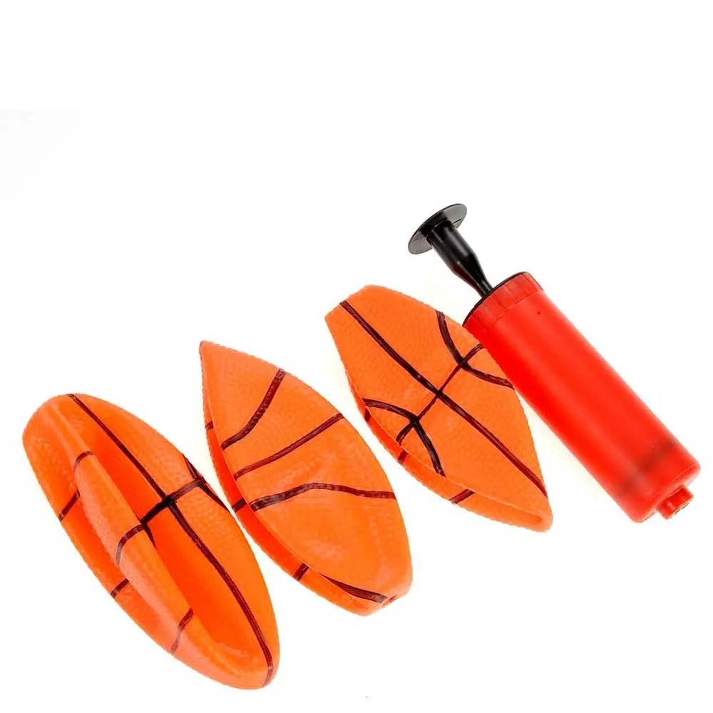 Pack Of 3 Inflatable Magic Shot Mini Hoop Basketballs With Pump G8Central