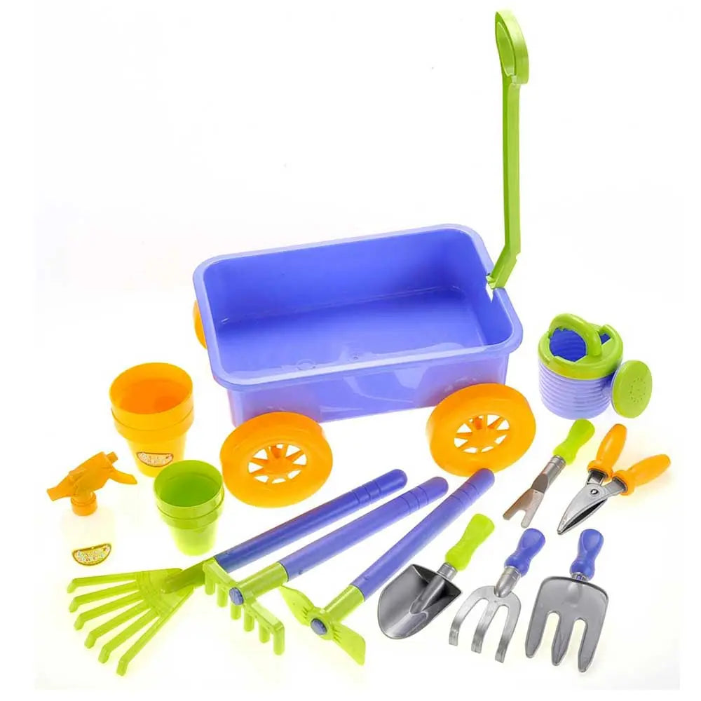 Garden Wagon & Tools Toy Set G8Central