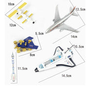 Space Shuttle Playset With Rockets, Satellites, Rovers & Vehicles