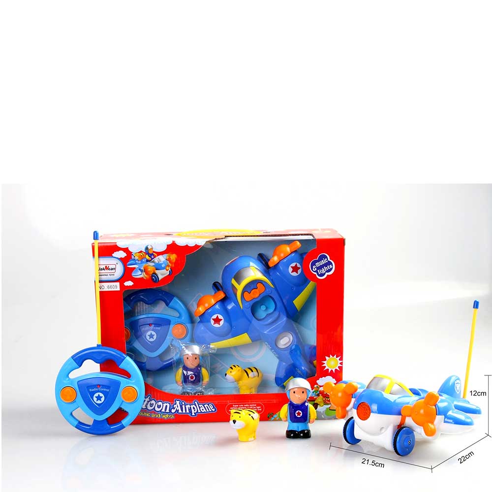 Cartoon RC Airplane for Kids | Blue