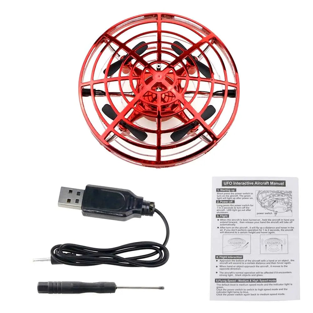Mini UFO Hand Controlled Quadcopter | Red G8Central