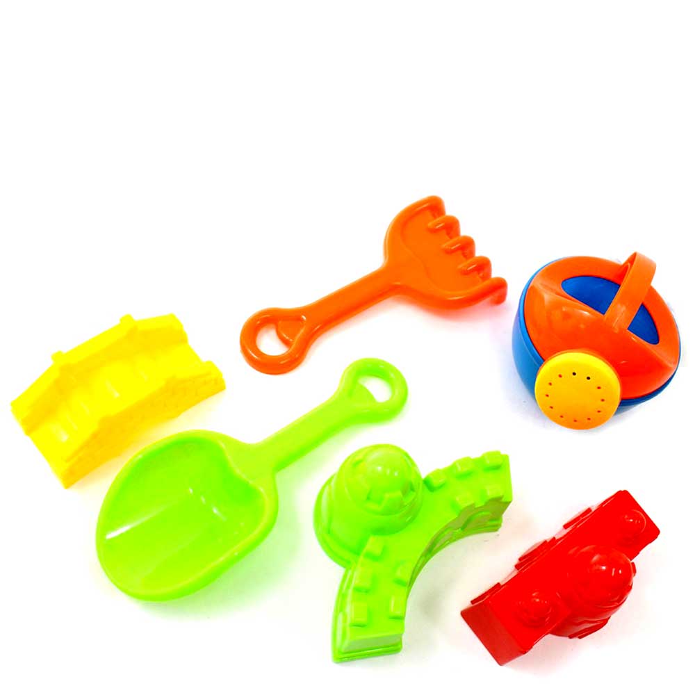 Beach Toy Playset With Wheelbarrow (Colors May Vary)