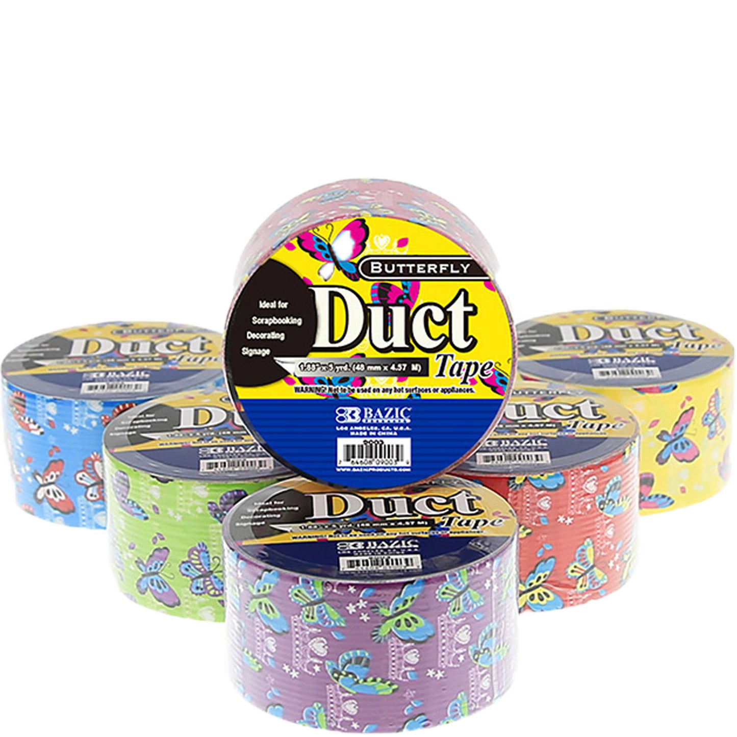 Duct Tape Butterfly Series | Assorted Colored | 1.88