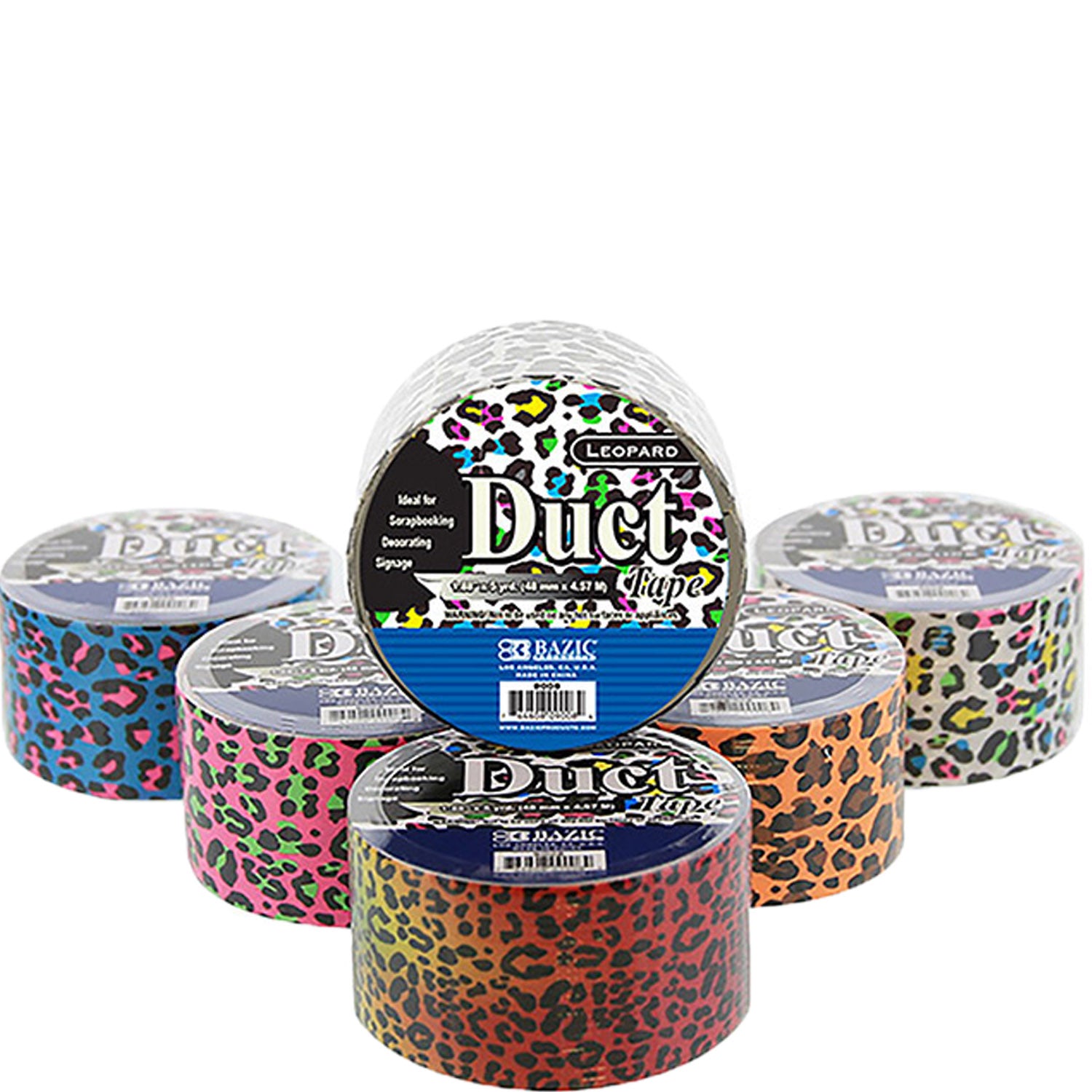 Duct Tape Leopard Series | Assorted Colored | 1.88" X 5 Yards