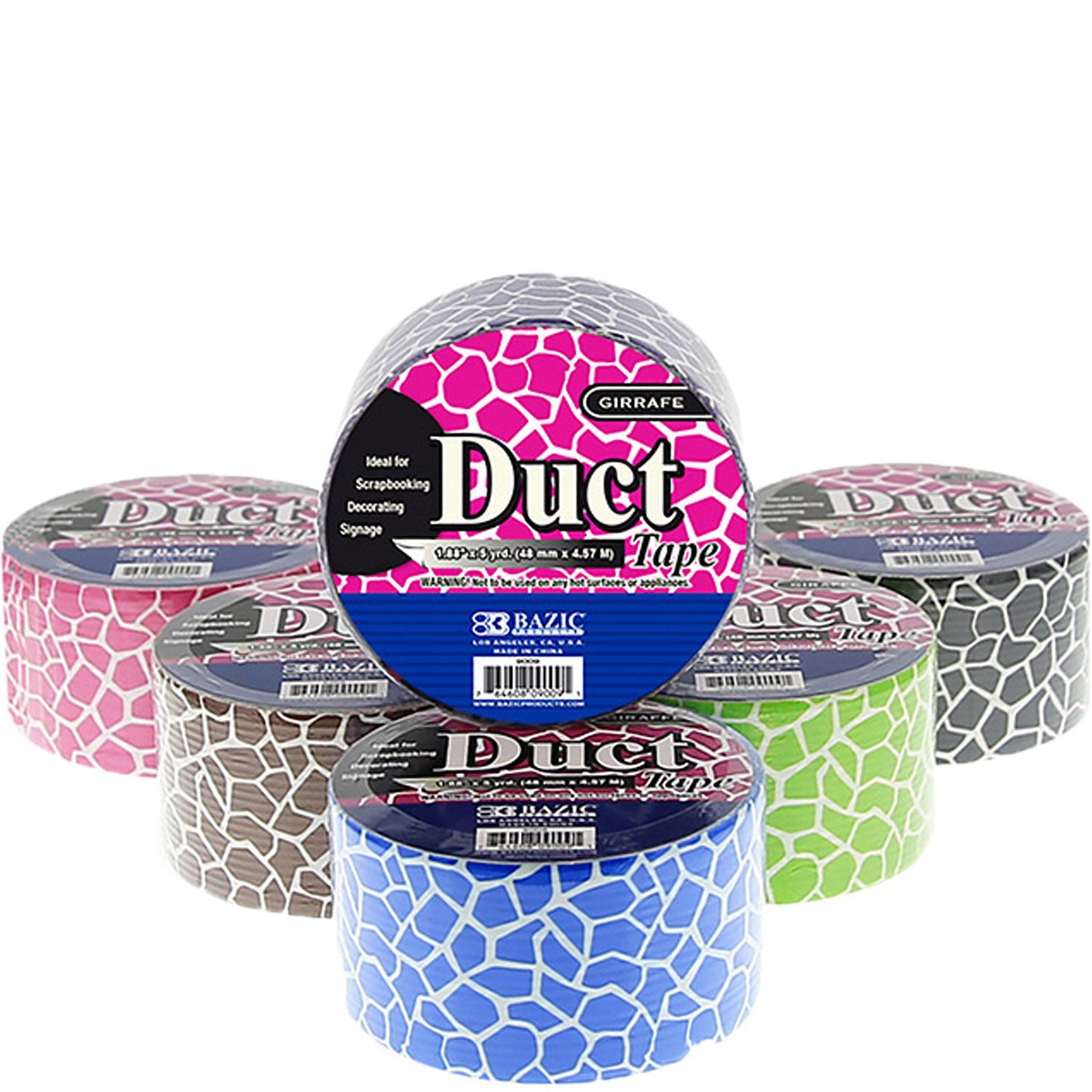 Fun Assorted Color Duct Tapes | 1.88" X 5 Yards