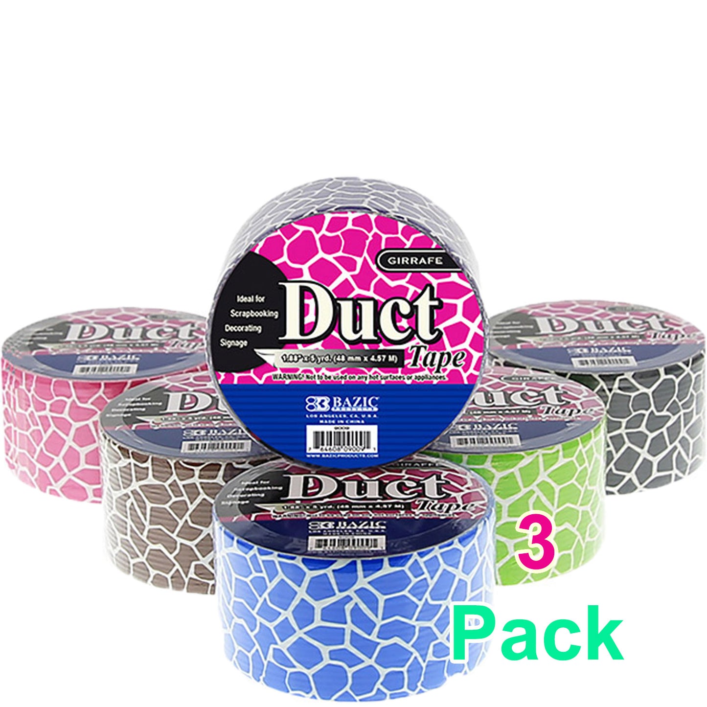 Party Supply Kits Duct Tape Giraffe Series | 1.88" X 5 Yards