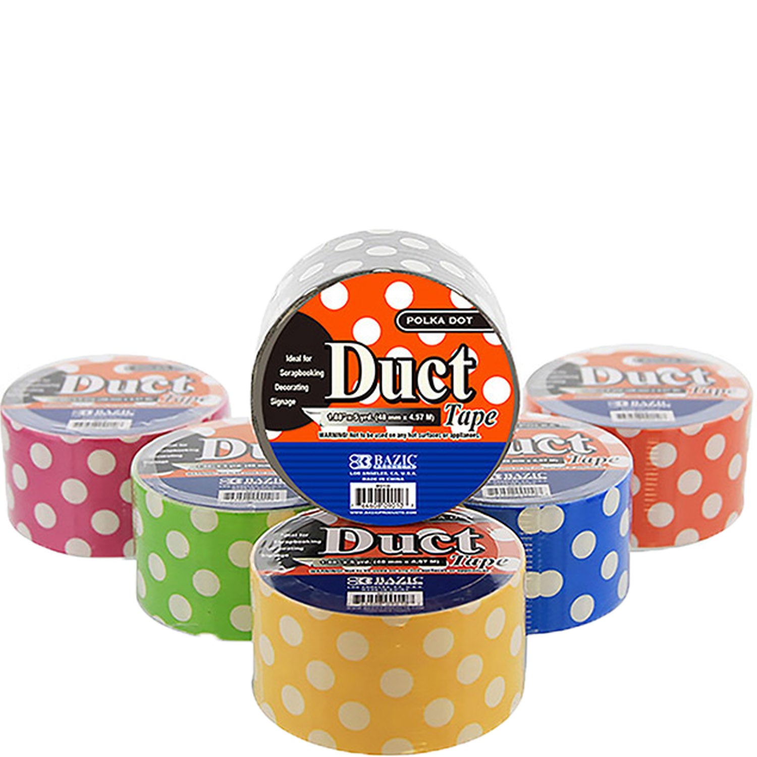 Duct Tape Polka Dot Series | Assorted Colored | 1.88