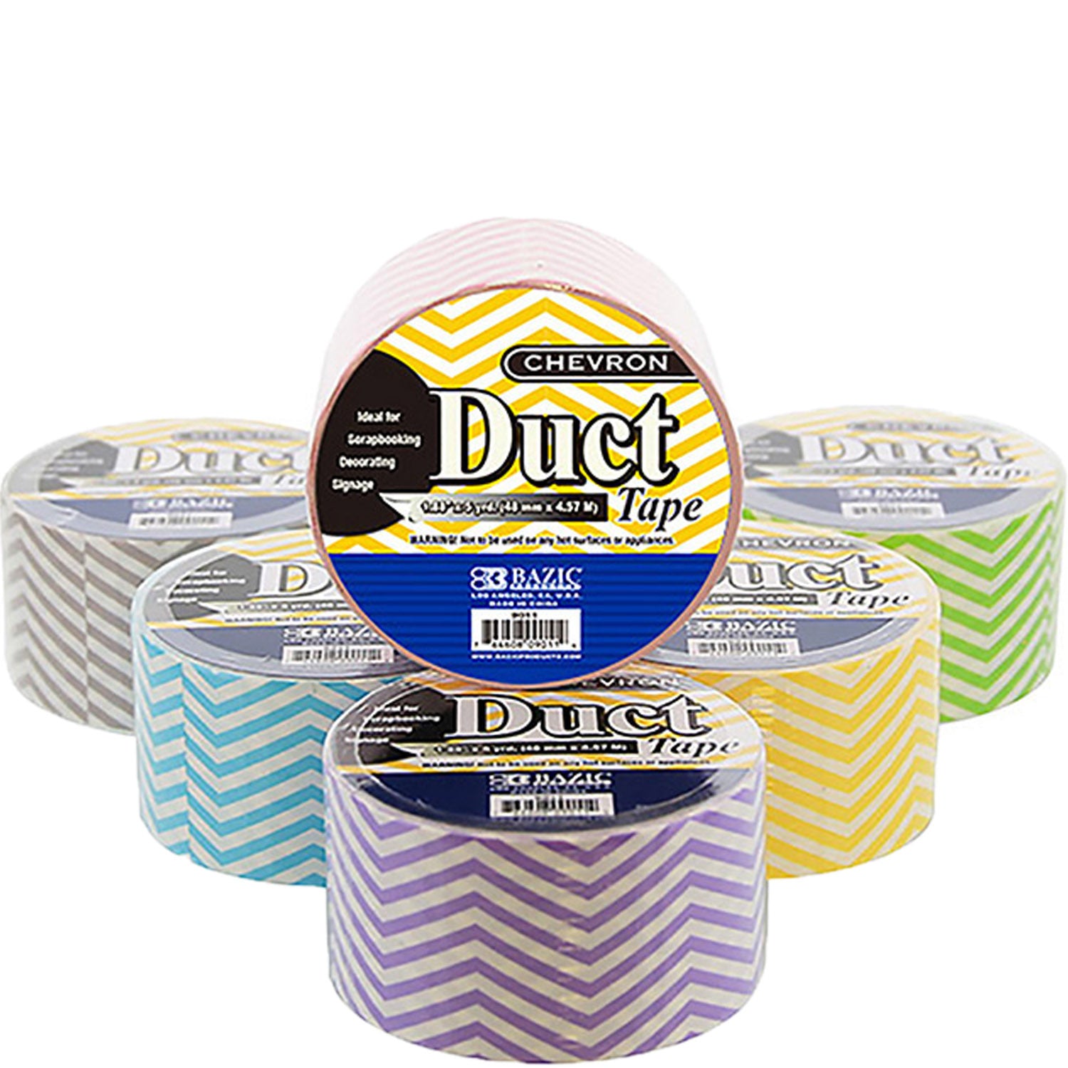 Duct Tape CHEVRON Series | Assorted Colored | 1.88