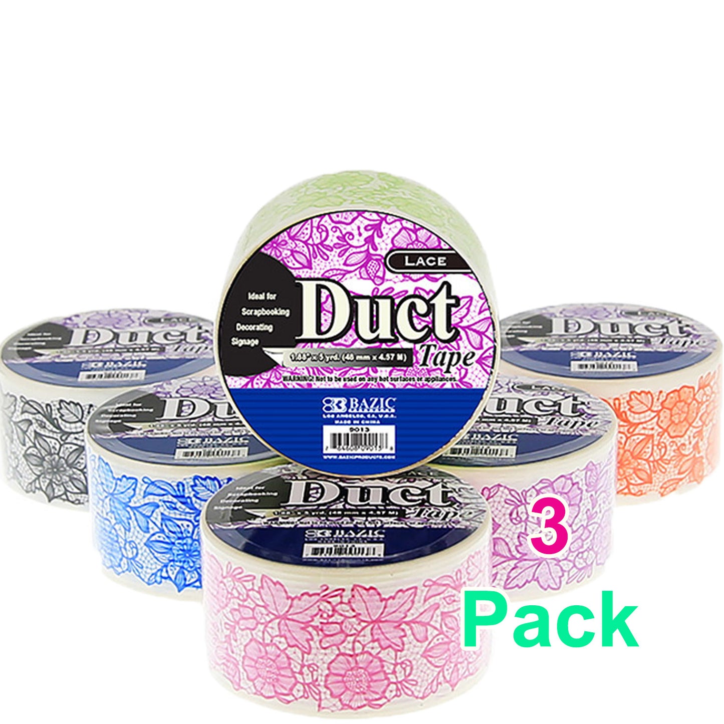 Duct Tape Lace Series | Assorted Colored | 1.88