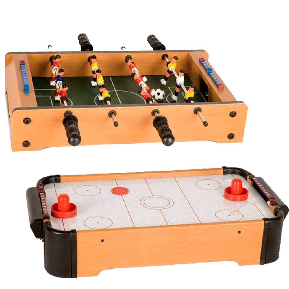 Mini Foosball & Air Hockey Table Top Games