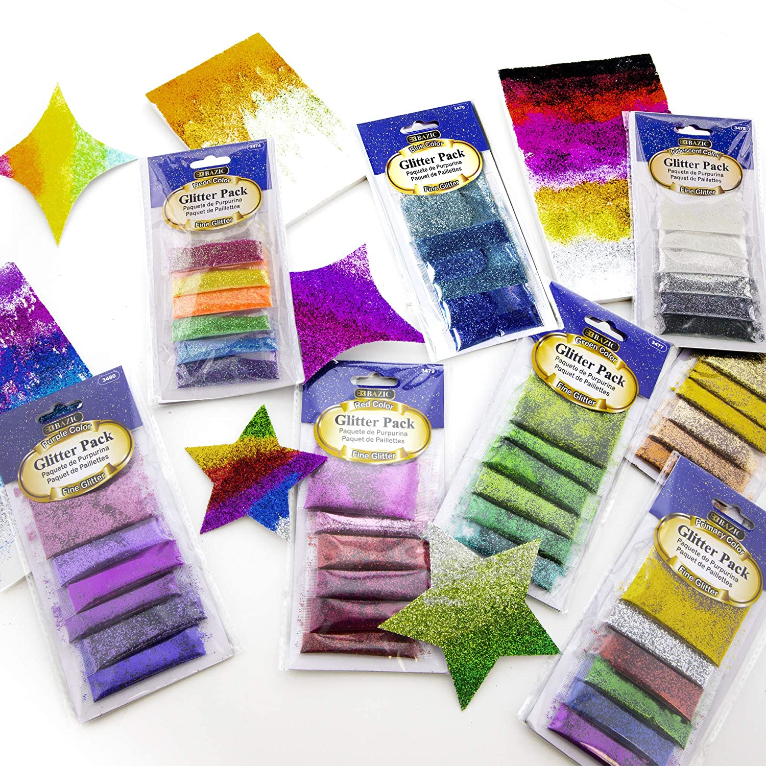 Primary Color Glitter Pack | 0.07 oz (2g)