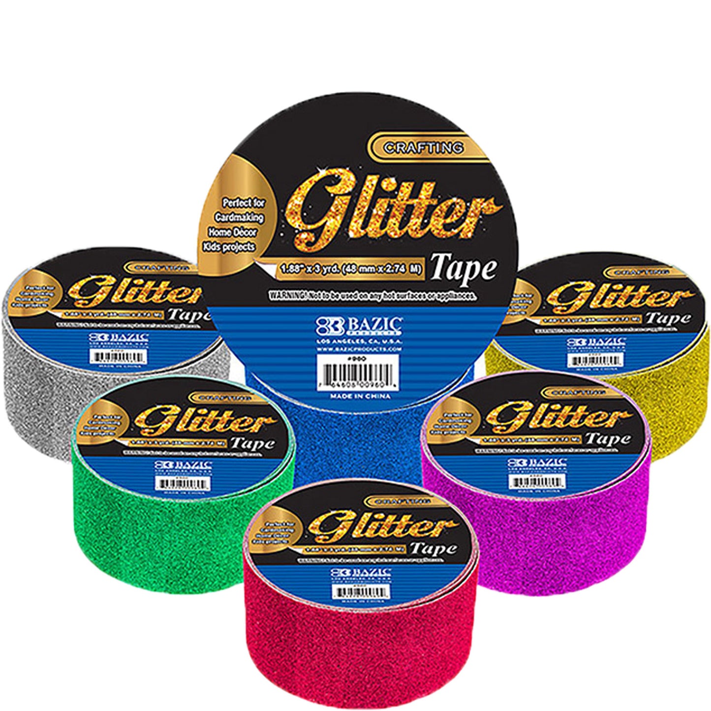 Duct Tape GLITTER | Assorted Colored | 1.88