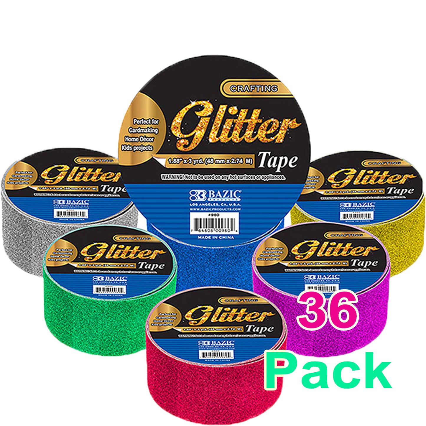 Duct Tape GLITTER | Assorted Colored | 1.88