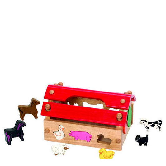 Wooden Animal House Nostalgic Game Set