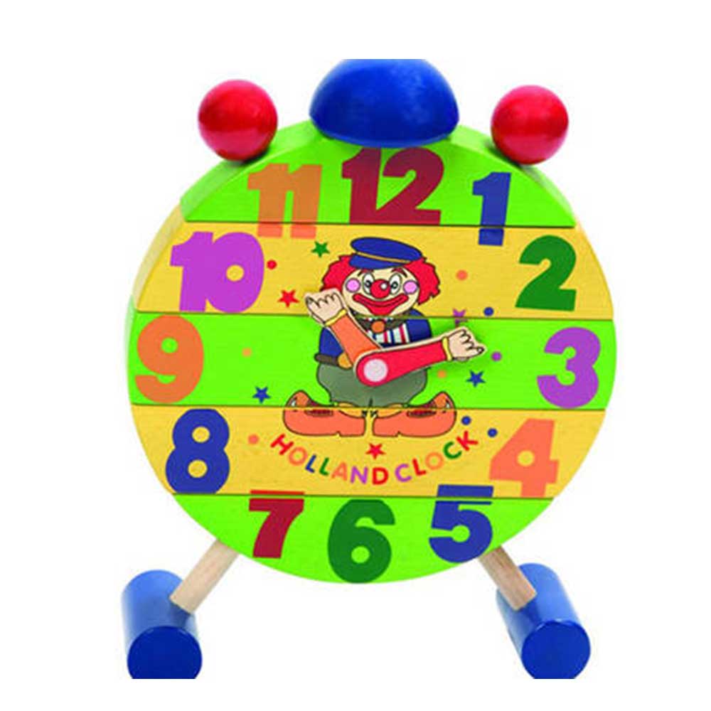 Wooden Puzzle Clock