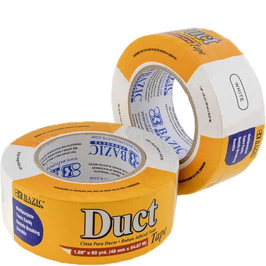 White Colored Duct Tape DURABLE 1.88