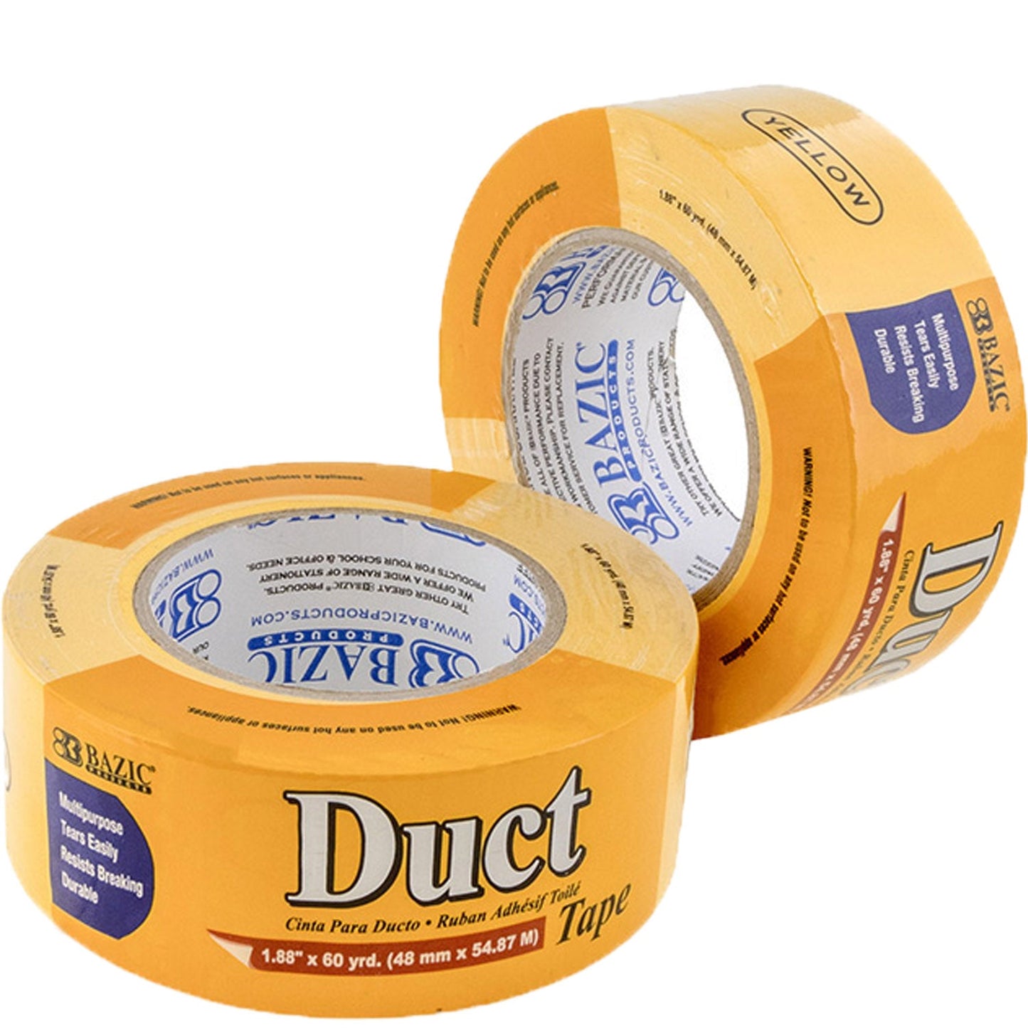 Colored Duct Tape DURABLE 1.88" X 60 Yards