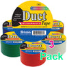 Duct Tape | Assorted Colored | Black | Silver | 6-Count