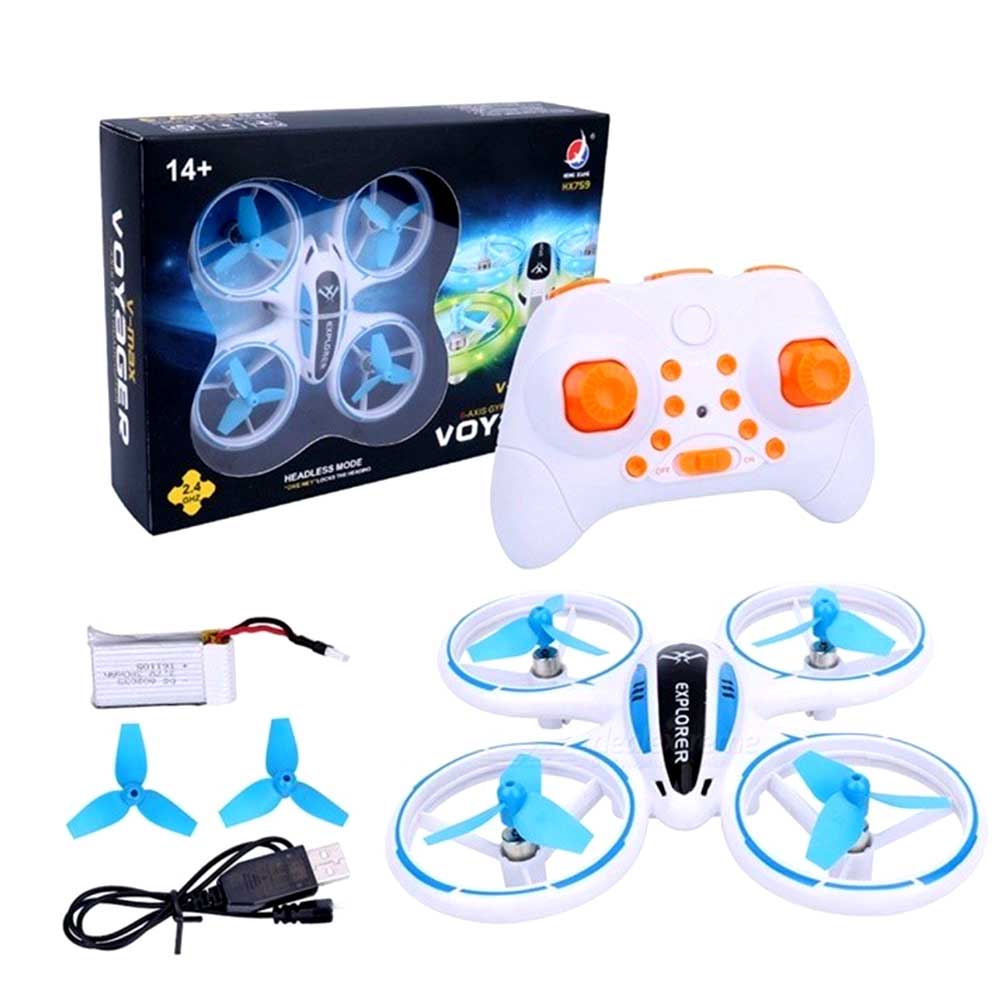 Mini LED Quadcopter For Beginners | Blue