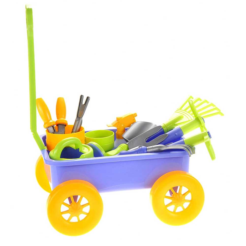 Garden Wagon & Tools Toy Set