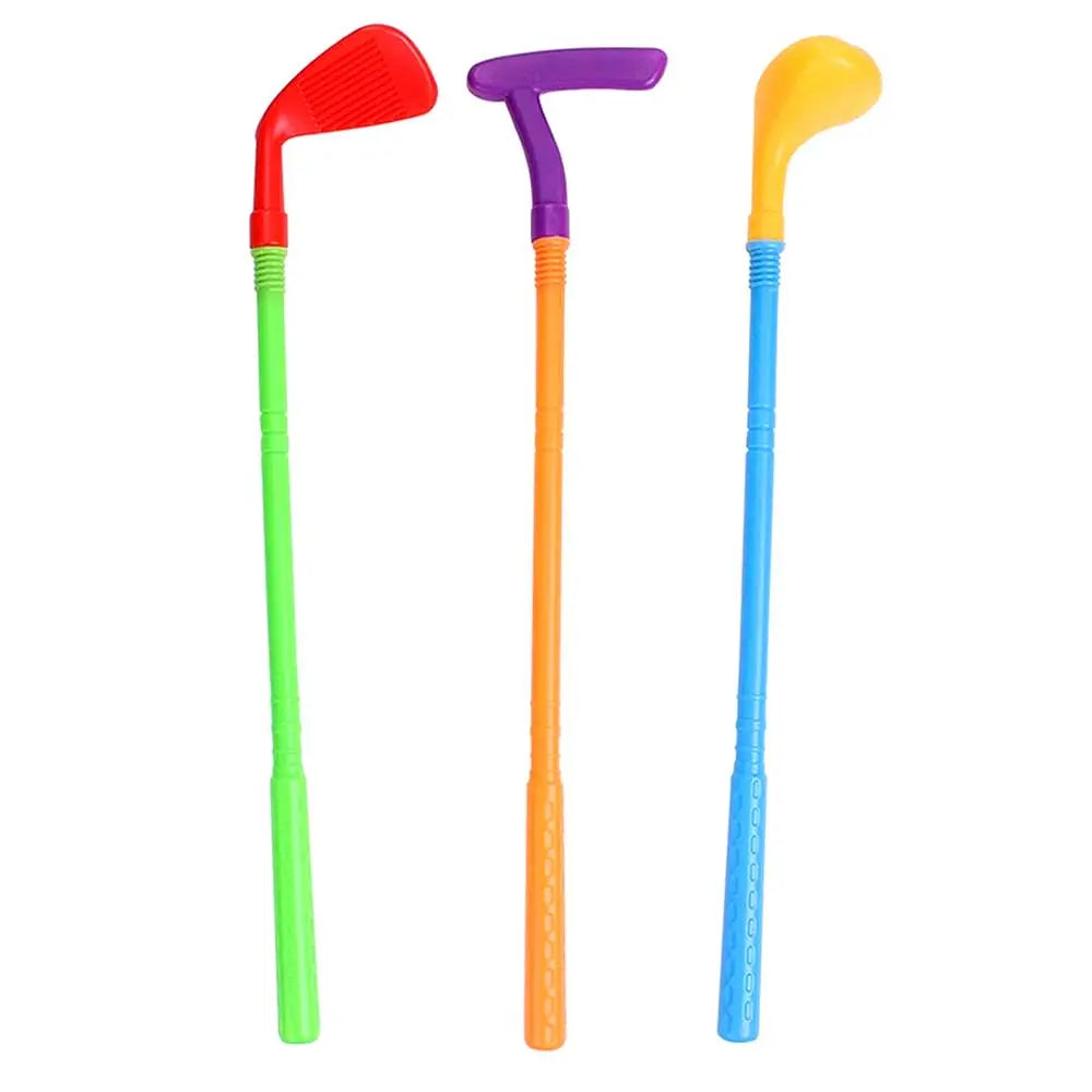 Deluxe Golf Set For Kids Comes With 3 Golf Clubs, 3 Balls, And 2 Practice Holes G8Central