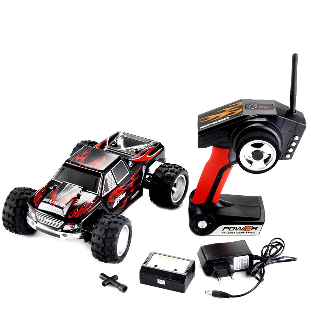 1:18 RC 2.4Gh 4WD Remote Control Off-Road Truck | Black