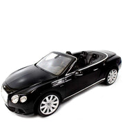 Full Function Remote Operated Model Car Bentley Continental GT Convertible 1:12 | Black